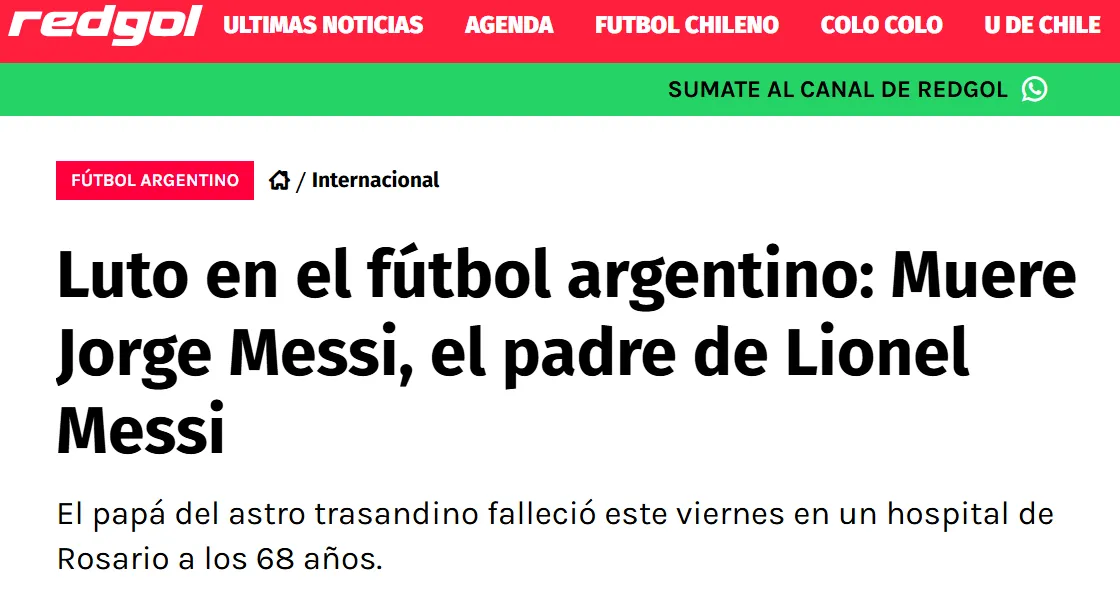 Redgol – Chile