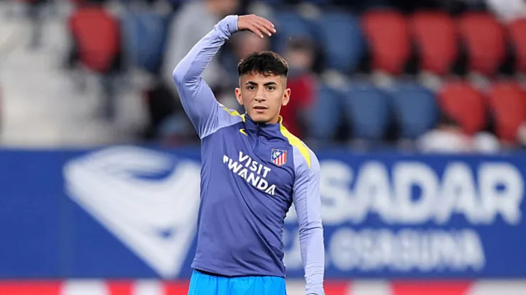 Thiago Almada, durante su etapa en Atlético de Madrid.