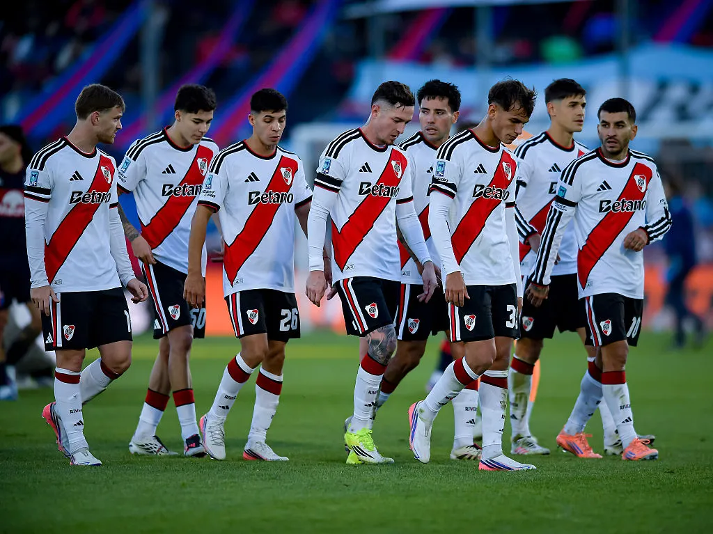 Los futbolistas de River ante Tigre. (Getty Images)