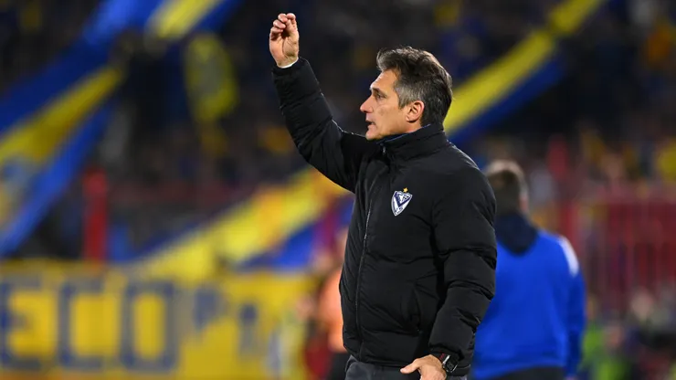 Guillermo Barros Schelotto, entrenador de Vélez.