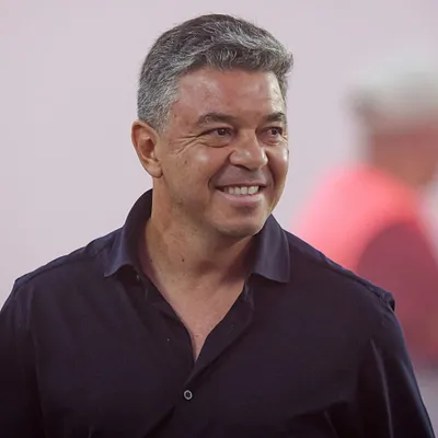 Gallardo reapareció mientras Coudet vive su peor momento: "Estoy muy contento"