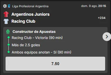 Creador de apuestas en una casa de apuestas