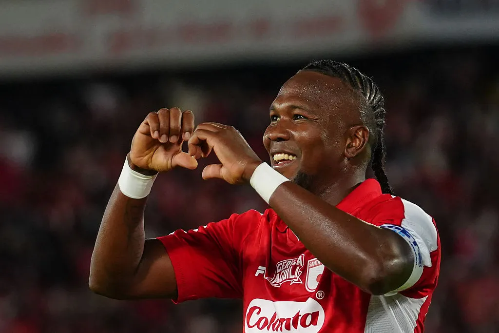 Hugo Rodallega, capitán de Independiente Santa Fe. (Getty Images)