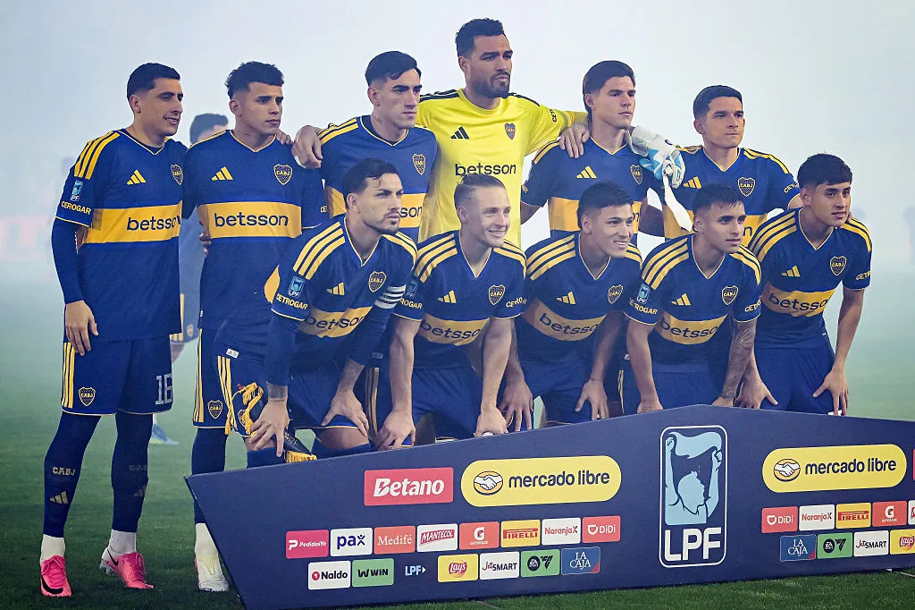 Los futbolistas titulares de Boca. (Getty Images)