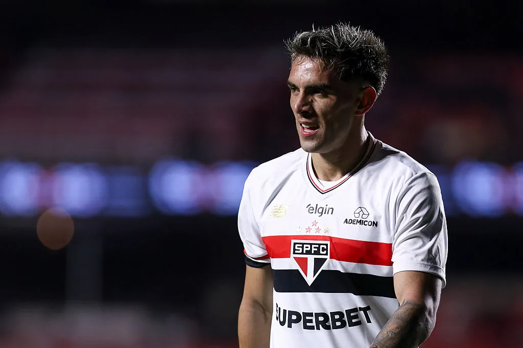 Enzo Díaz, lateral izquierdo de Sao Paulo. (Getty Images)