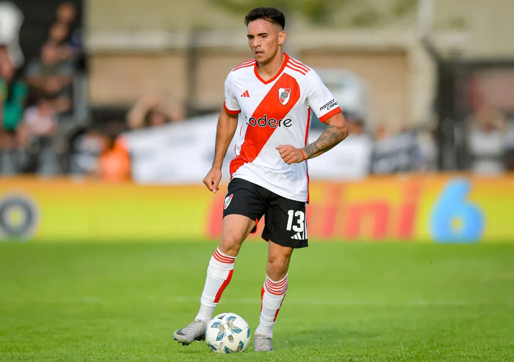 Enzo Díaz, durante su etapa en River. (Getty Images)