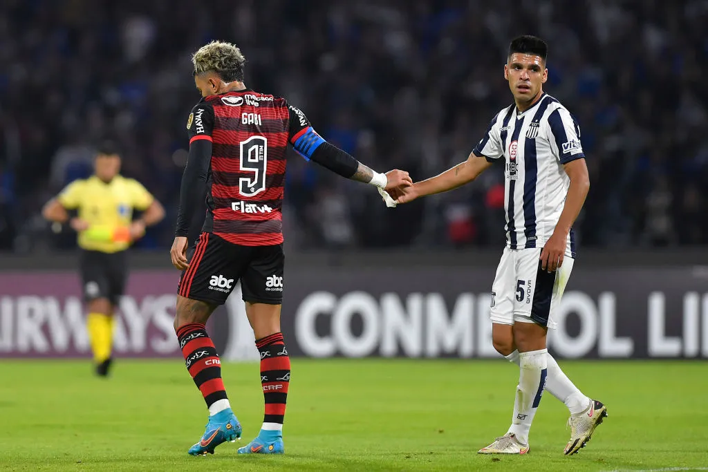 Enzo Díaz, durante su etapa en Talleres. (Getty Images)