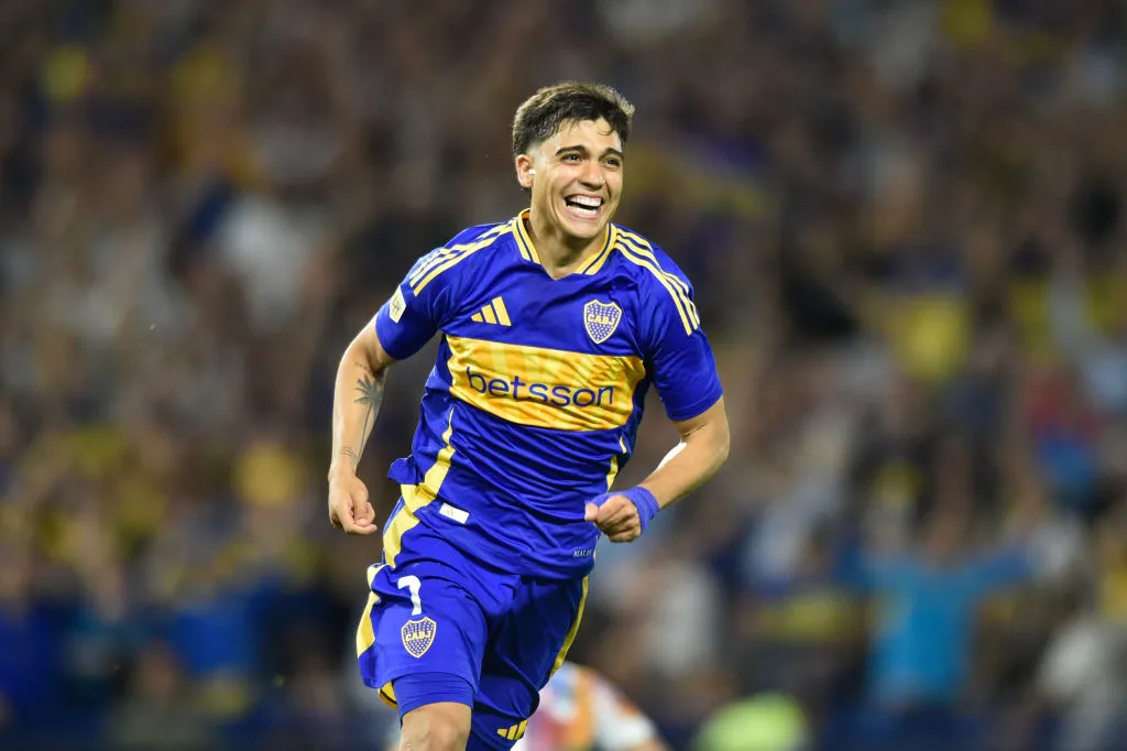 Exequiel Zeballos, delantero de Boca. (Getty Images)