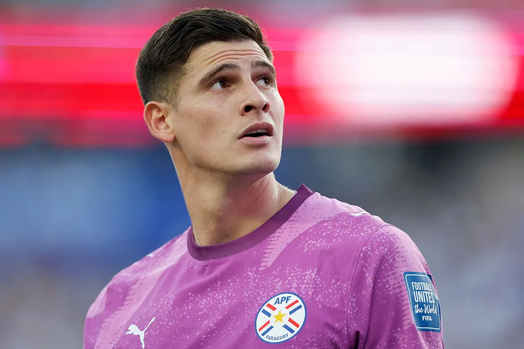 Orlando Gill, arquero paraguayo de San Lorenzo. (Getty Images)