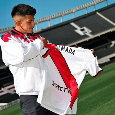 Las primeras palabras de Almada en River: "Estoy cumpliendo un sueño"