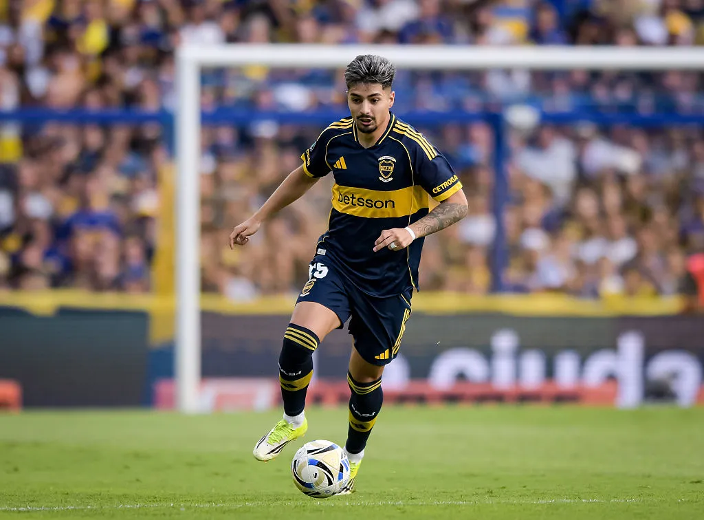 Williams Alarcón, mediocampista de Boca. (Getty Images)