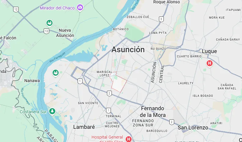 El barrio Recoleta. (Google Maps)