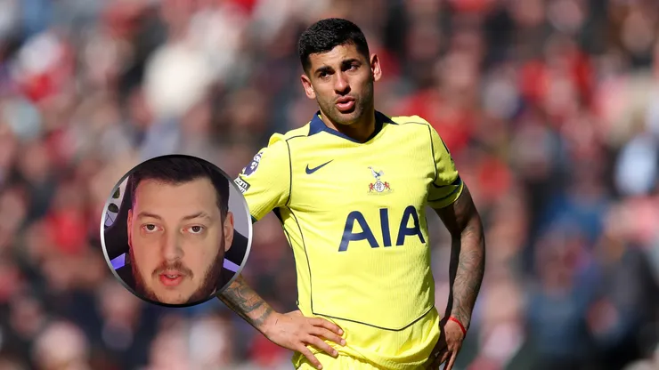 Cuti Romero en Tottenham.