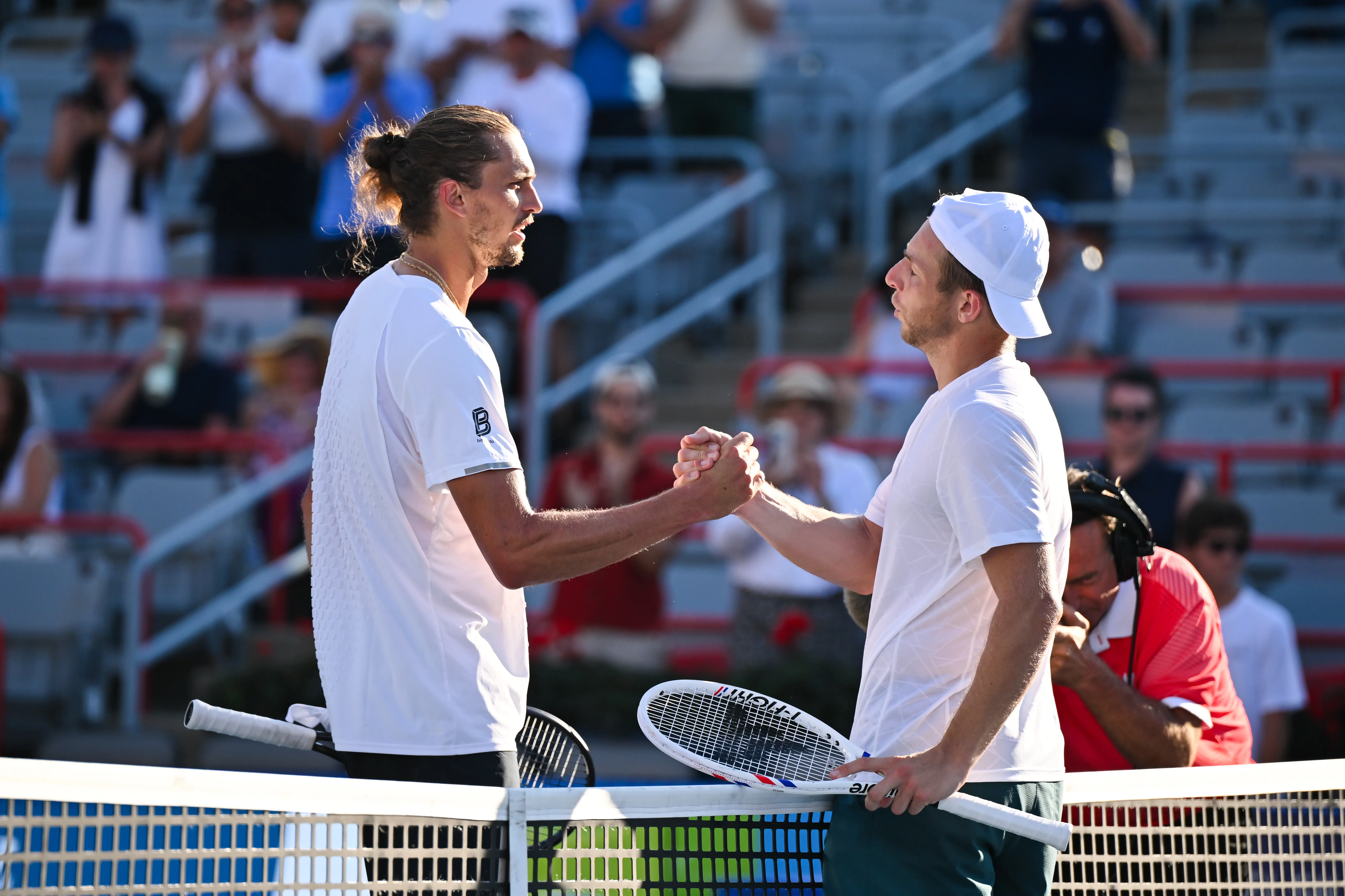 Alexander Zverev y Tallon Griekspoor. (Foto: Getty).