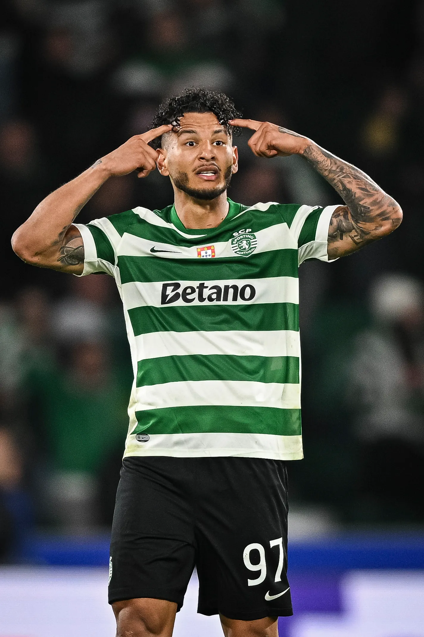 Luis Suárez en Sporting Lisboa. (Foto: Getty).