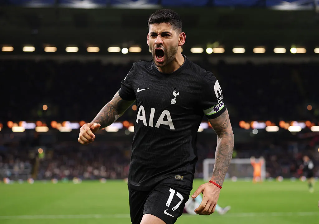 Cristian Romero, durante su etapa en Tottenham. (Getty Images)