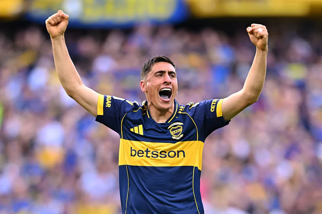 Miguel Merentiel, delantero de Boca Juniors. (Getty Images)