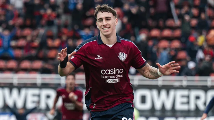 Rodrigo Auzmendi, autor del gol de San Lorenzo ante Unión.