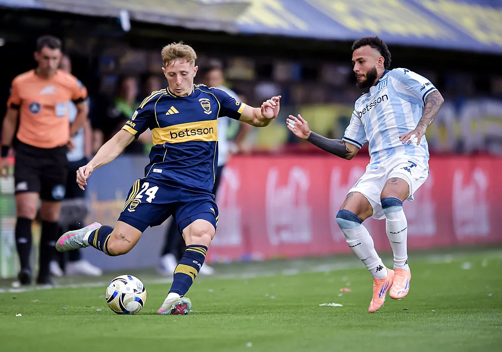Juan Barinaga, defensor de Boca. (Getty Images)