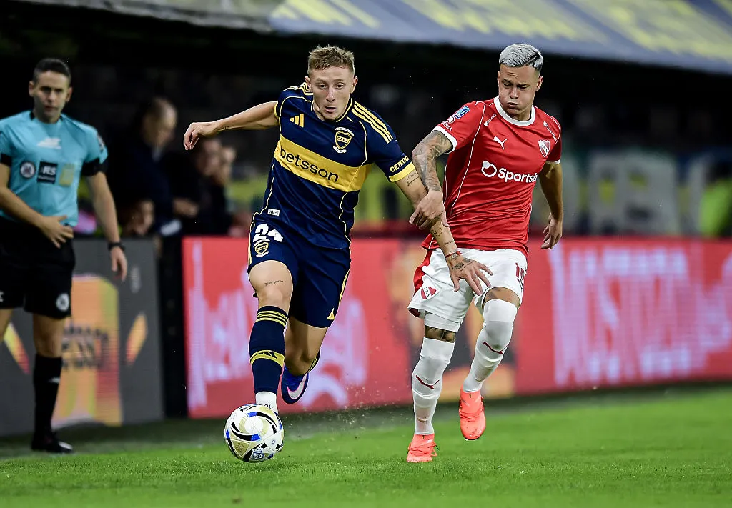 Juan Barinaga, defensor de Boca. (Getty Images)