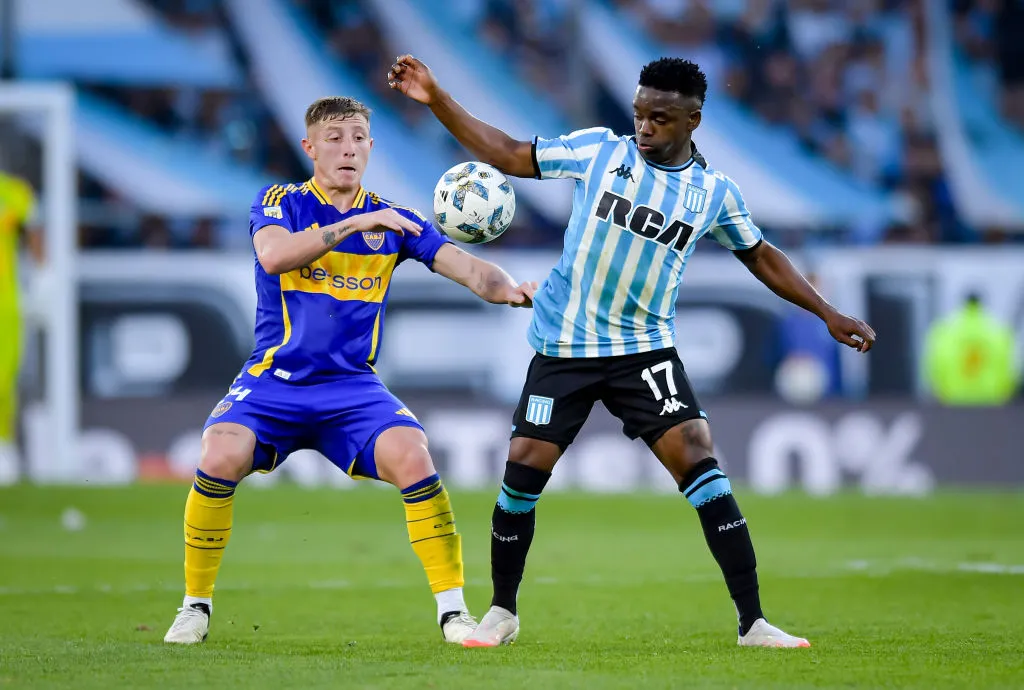 Juan Barinaga, defensor de Boca. (Getty Images)