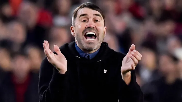 Chacho Coudet, entrenador de River.