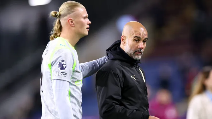 Haaland y Guardiola