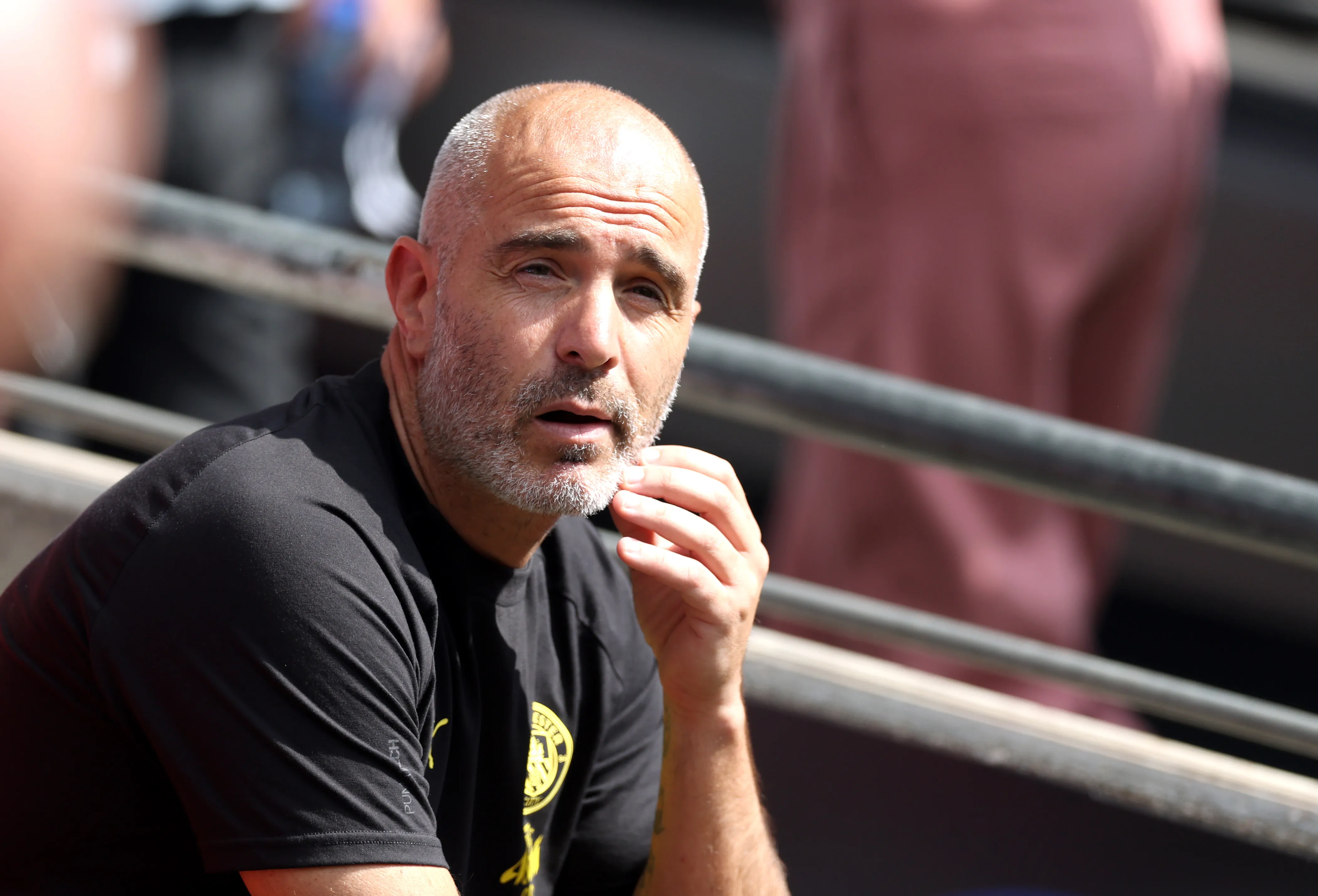 Enzo Maresca, DT de Manchester City. (Foto: Getty)