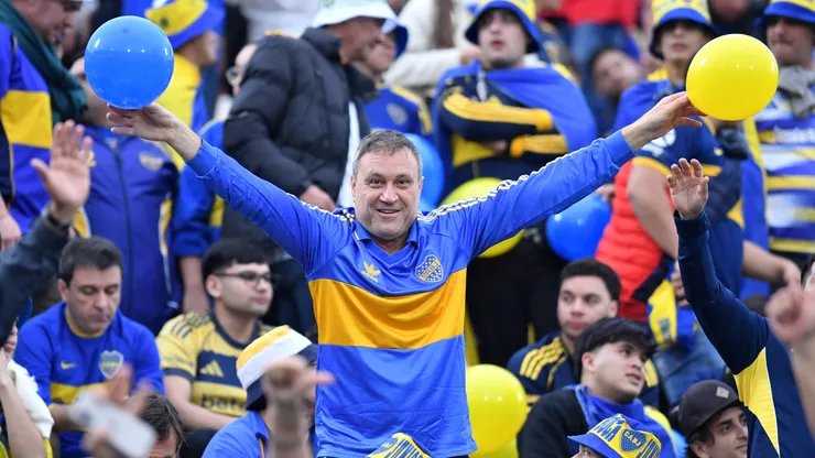 Los hinchas de Boca en Paraguay.