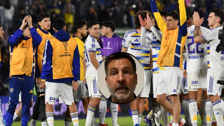 El festejo de Boca en Paraguay.