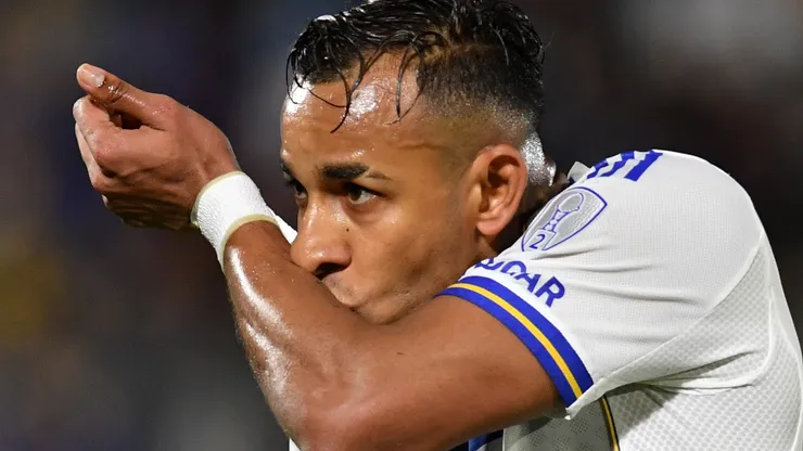 Sebastián Villa, delantero de Boca.