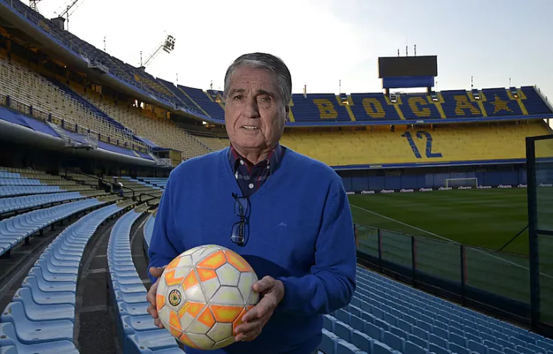 Ángel Clemente Rojas en La Bombonera. (Gustavo Gavotti)