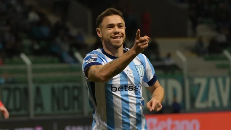 Tomás Conechny, autor del gol de Racing ante Belgrano por la Copa Argentina.