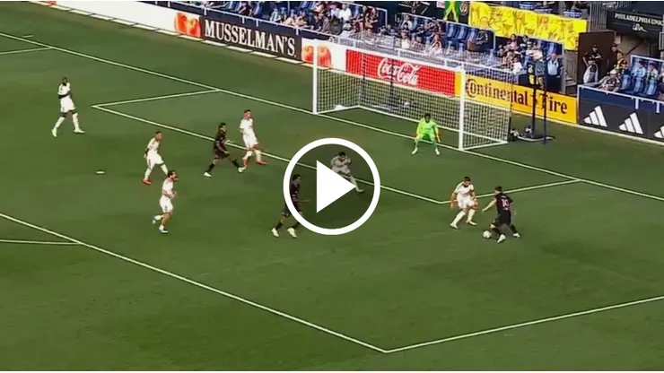 Messi marcó el 2-1 para Inter.