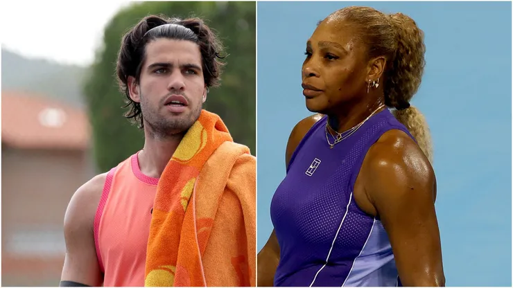 Carlos Alcaraz y Serena Williams