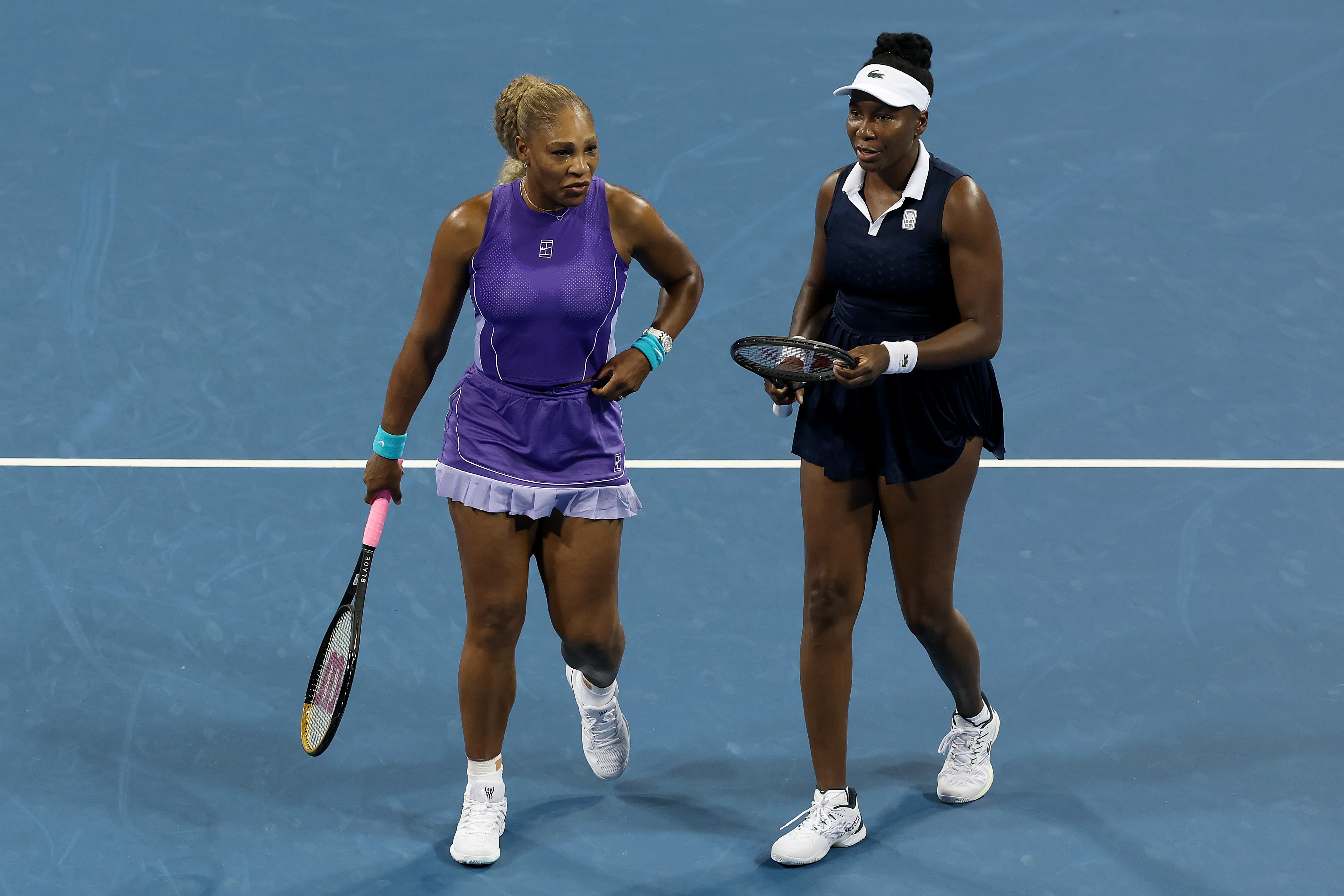 Serena y Venus Williams en Cincinnati. (Foto: Getty).