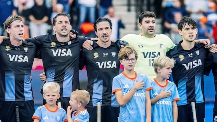 La Selección Argentina en el Mundial de Hockey 2026. (Foto: Infobae)