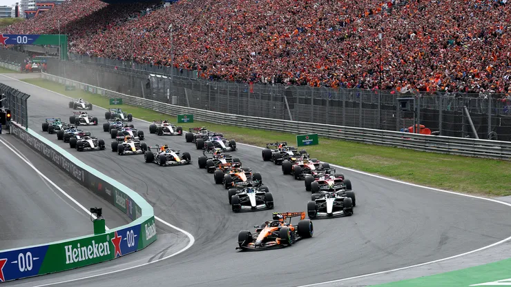 Imagen de la largada del Gran Premio de Países Bajos 2026