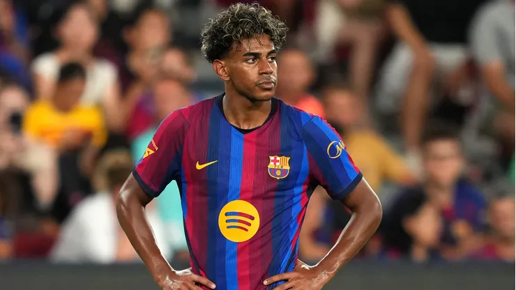 Lamine Yamal, delantero de Barcelona.