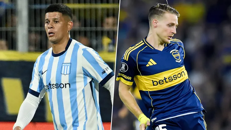 Racing y Boca se miden en Avellaneda.