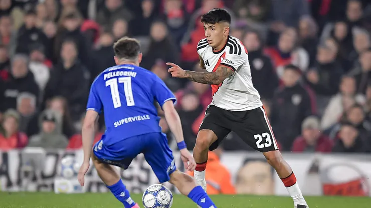 Thiago Almada en River - Vélez, por el Torneo Clausura 2026.