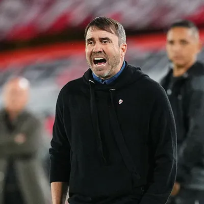 La explicación de Coudet tras el empate de River: "Cometemos errores"