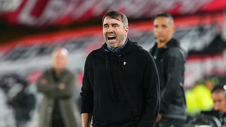 Eduardo Coudet, director técnico de River Plate.