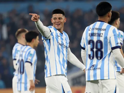 Rojo pateó el penal ante Boca, marcó el gol para Racing y lo festejó