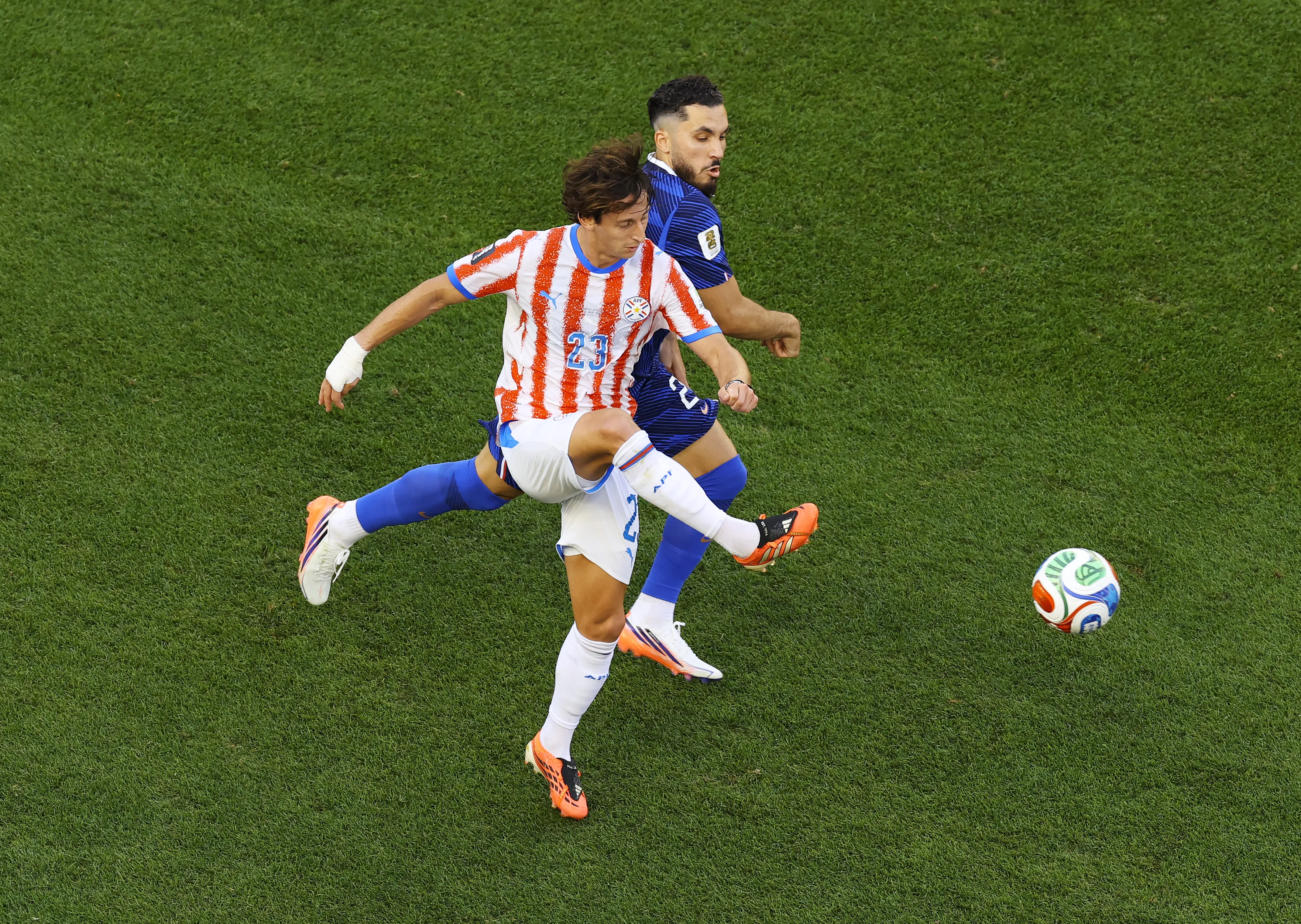 Matías Galarza Fonda ante Francia. (Foto: Getty).