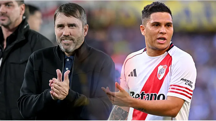 Eduardo Coudet y Juan Fernando Quintero.