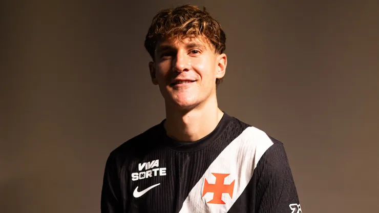 Facundo Colidio en su presentación en Vasco da Gama.