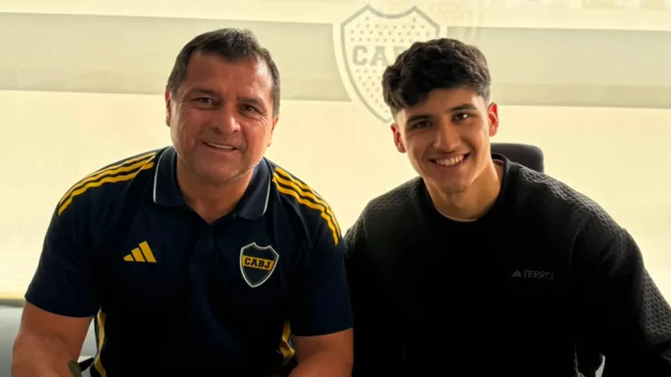 Matías Satas renovó su contrato con Boca.