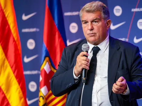 Joan Laporta le marcó la cancha a Atlético de Madrid