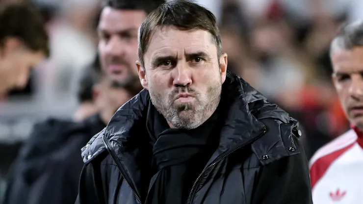Chacho Coudet, entrenador de River.